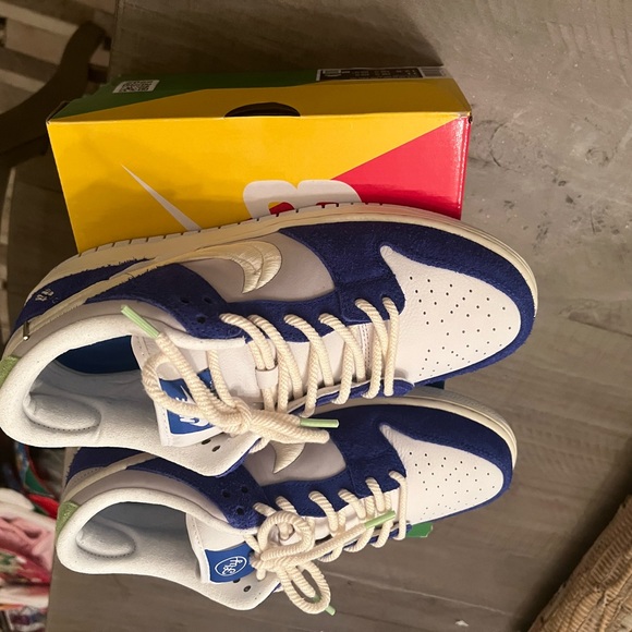 2023 Fly Streetwear x Dunk Low Pro SB 'Gardenia'. New in Box. Frm Goat.Sz 11 (M) - Picture 7 of 8